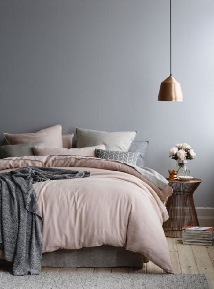 dormitorio-en-gris-parquet-de-madera-estilo-nordico
