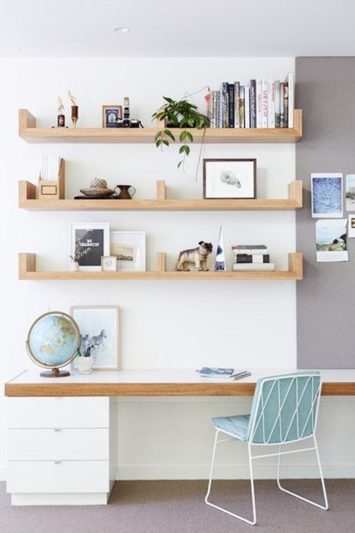 estanteria-de-madera-oficina-en-casa-estilo-escandinavo