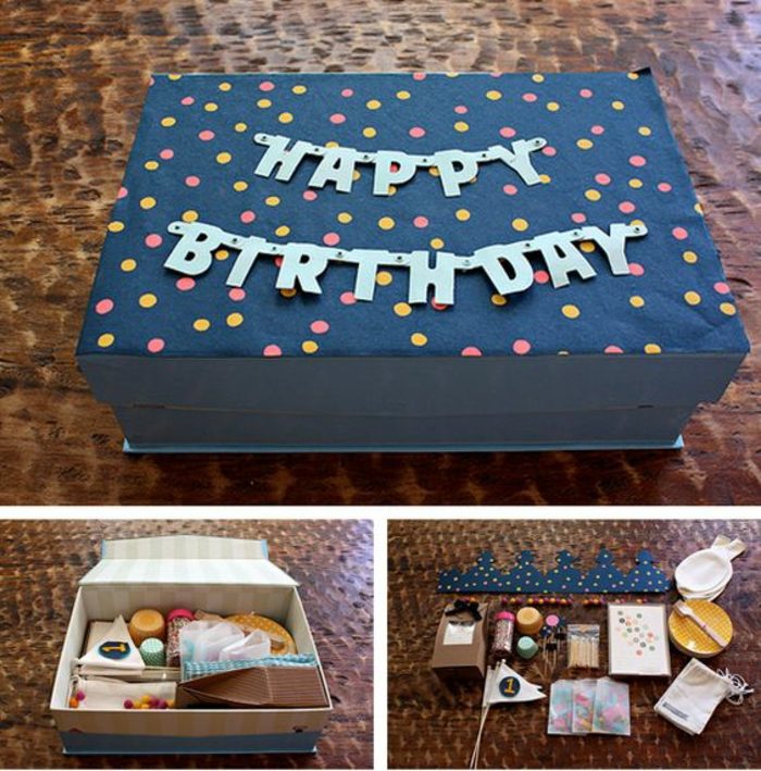 regalos-hechos-a-mano-caja-para-regalos-de-cumpleaños-azul-simple-e-interesante