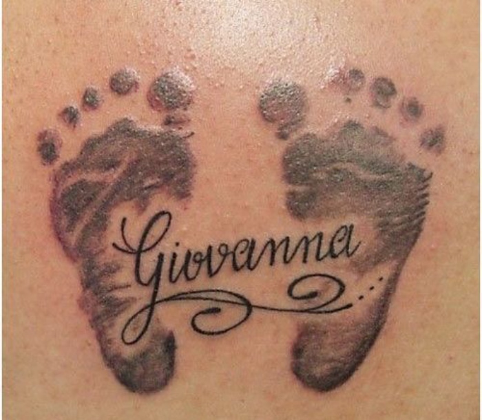 imágenes de tatuajes, nombre de hijo, dibujo de pasos, tatuaje interesante