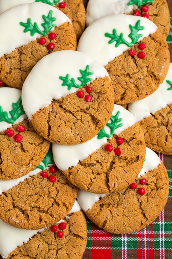 recetas de galletas faciles, manualidades faciles navidad, galletas navideñas con decoración festiva