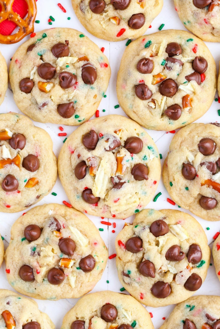 receta galletas mantequilla, cookies de navidad con chispas de chocolate, recetas fáciles navideñas