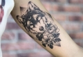 Modernos y originales tatuajes de lobos