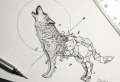 Modernos y originales tatuajes de lobos