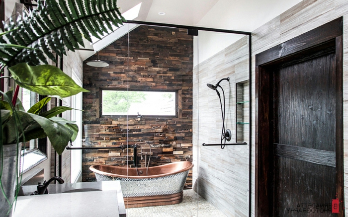 1001 + ideas sobre decoración de baños rústicos modernos