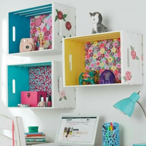 Cajas de fruta decoradas – 80 maneras increíbles de decorar la casa con cajas de madera