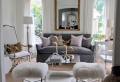 Salón gris y blanco – 90 diseños sofisticados y modernos que enamoran
