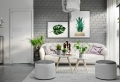 Salón gris y blanco – 90 diseños sofisticados y modernos que enamoran