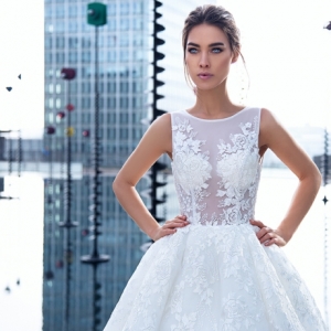 110 diseños de vestidos de novia con encaje según las últimas tendencias