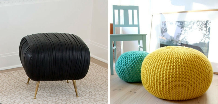 sofas pequeños, ideas para comprar el taburete ideal o otomana en diferentes colores