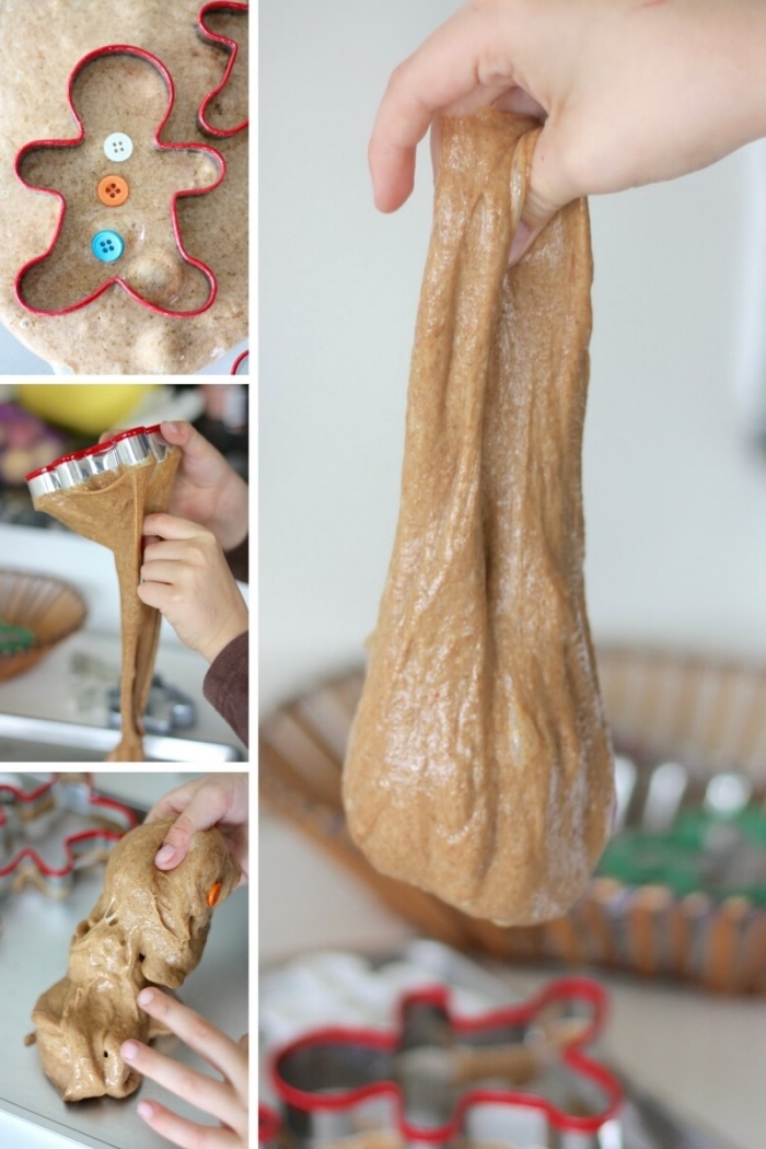 ideas sobre como hacer slime con cola blanca paso a paso, decoración navideña DIY para decorar la casa