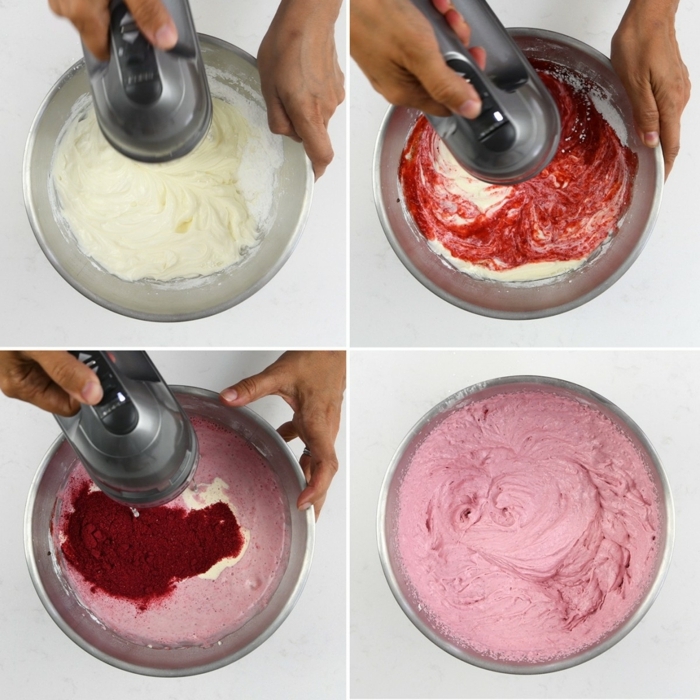 como preparar una tarta de queso fria facil y rapida con fresas, recetas paso a paso en imágines 