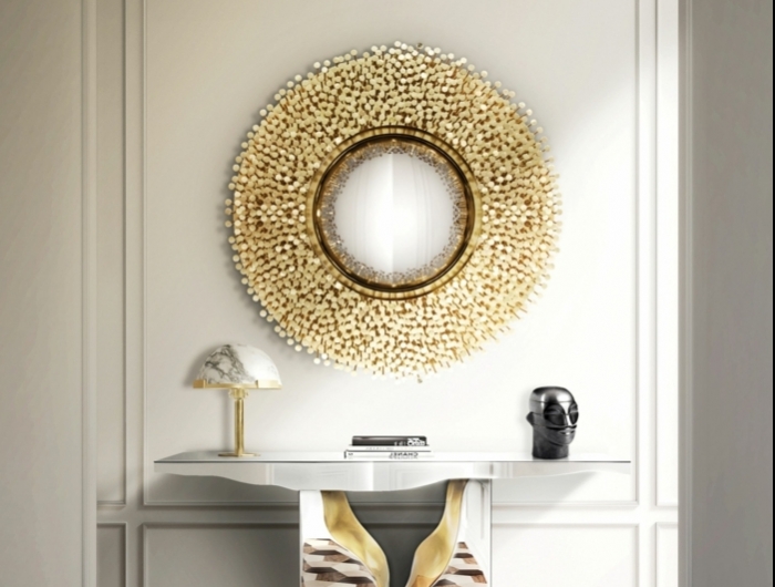 Recibidores modernos decorados según las últimas tendencias en decoración de interiores