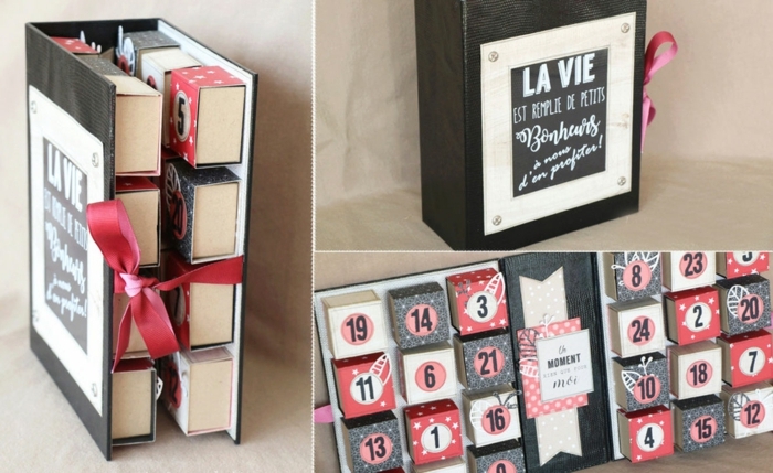 sorpresas de cumpleaños para amigas, libro hecho de cajas de cerillas, enumeradas y con cinta para atarlo
