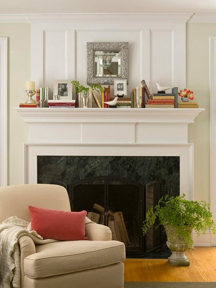 chimeneas decorativas ikea, cómo crear un rincón acogedor en tu salón, decoración con libros