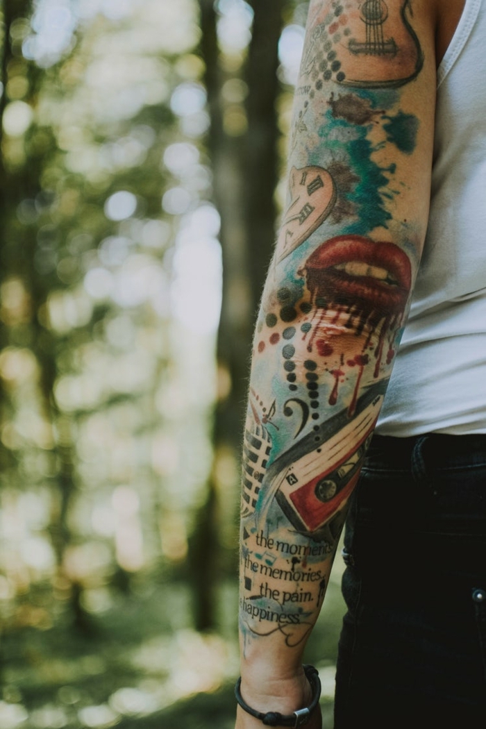 los mejores tatuajes para hombres y mujeres inspirados en el estilo vintage, tatuajes emblemáticos 