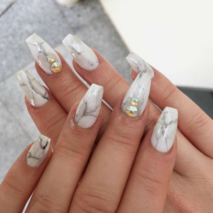 ▷ 1001 + ideas de decoración de uñas acrílicas 2018 - 2019