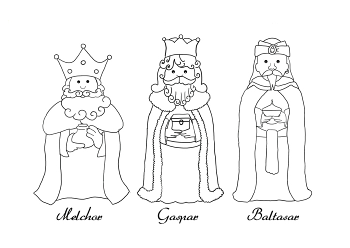 Featured image of post Dibujos De Los Reyes Magos Faciles Y Bonitos Los tres reyes de oriente