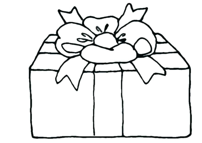 dibujos temáticos para Navidad, dibujos de navidad para copiar para niños pequeños 