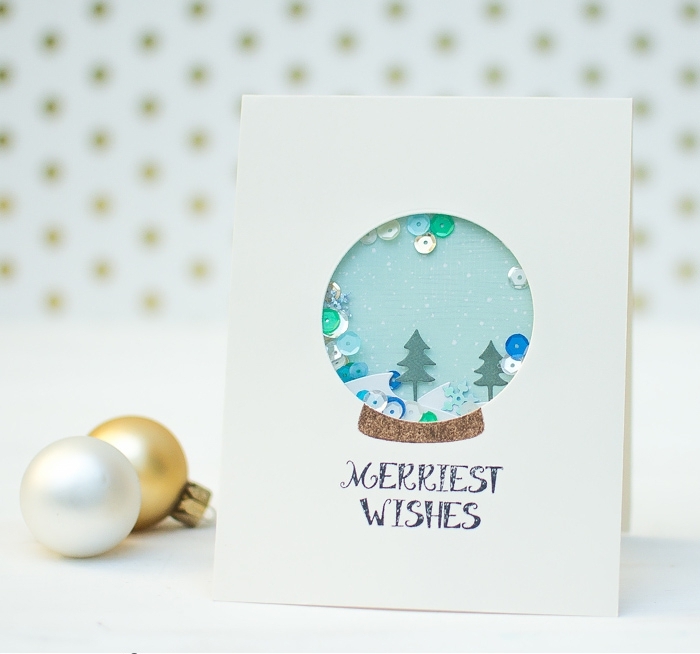 preciosos diseños de postales de navidad hechas a mano, imágines con tutoriales paso a paso 