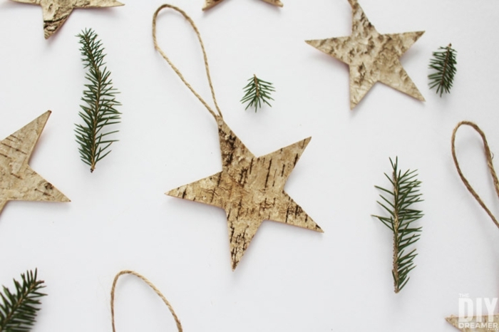 preciosos ornamentos navideños en forma de estrella, manualdiades fáciles y rápidas para adornar tu árbol 