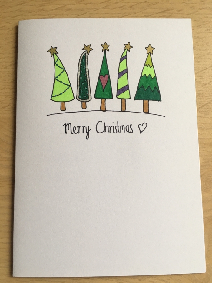 ordenar emocional Lesionarse ▷ 1001 + ideas de tarjetas navideñas originales para hacer en casa