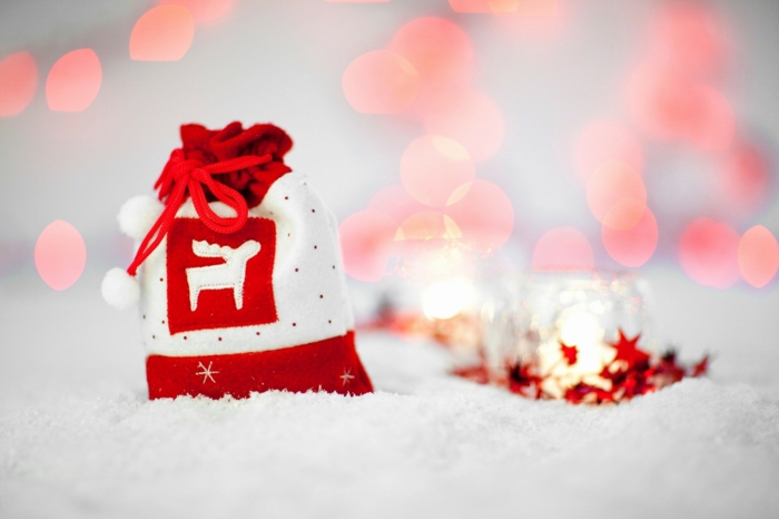 imagines de navidad en blanco y rojo, paisajes navideños bonitos para enviar a tus seres queridos