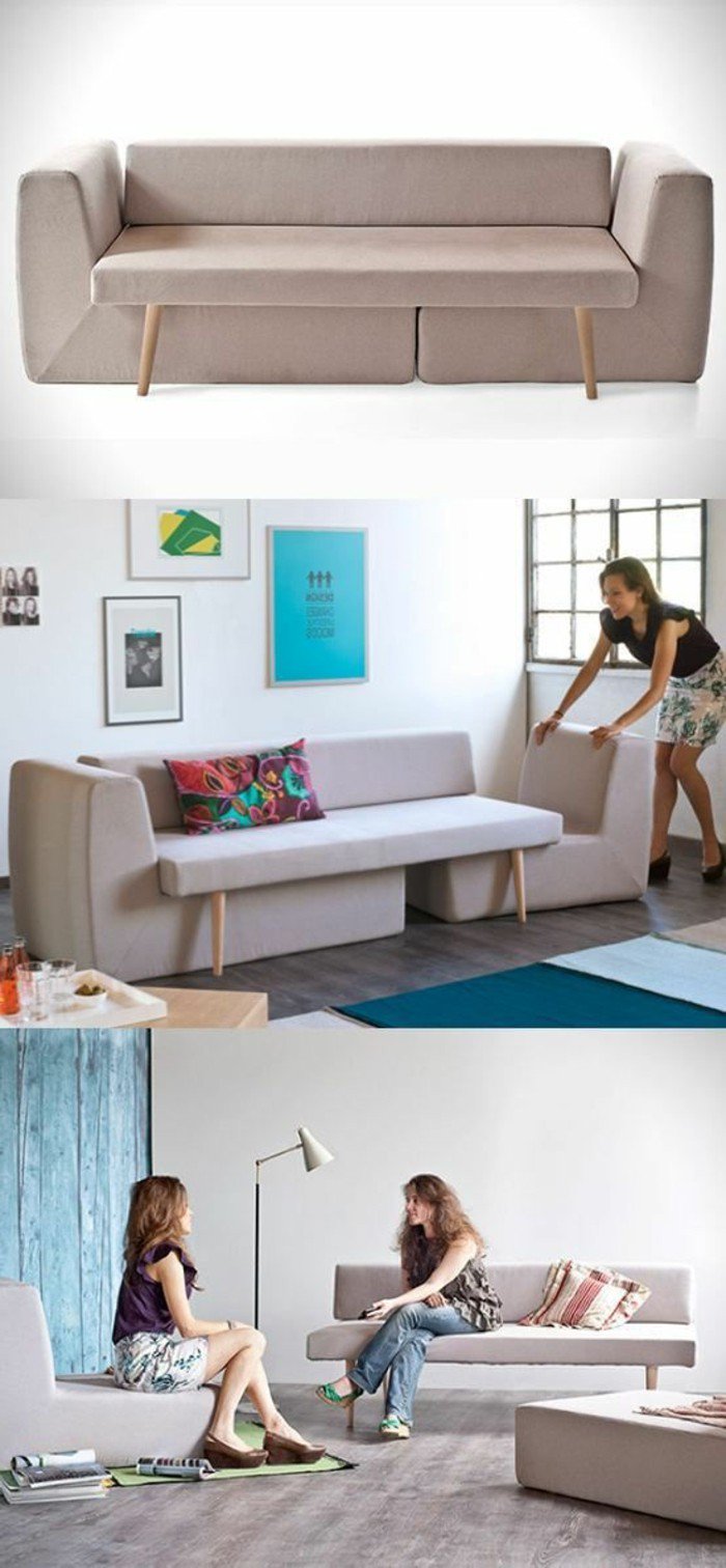 escoge muebles plegables y multifuncionales para tu salón de pequeñas dimensiones, imagines salones modernos 