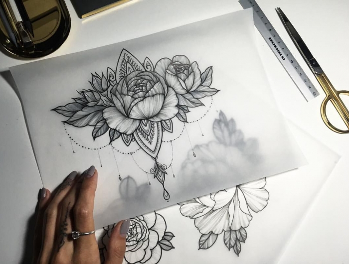 ▷ 1001 + ideas de preciosas diseños de tatuaje flor