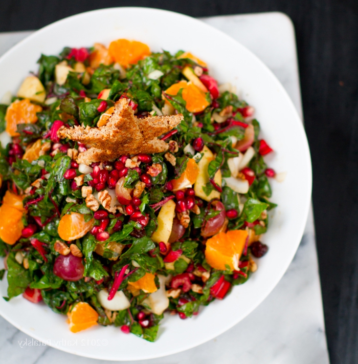 Recetas de ensaladas navideñas super ricas para hacer en menos de 20 minutos