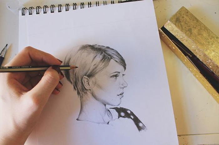 ideas sobre cómo dibujar una mujer, dibujos bonitos y consejos para principiantes en 110 imagines 