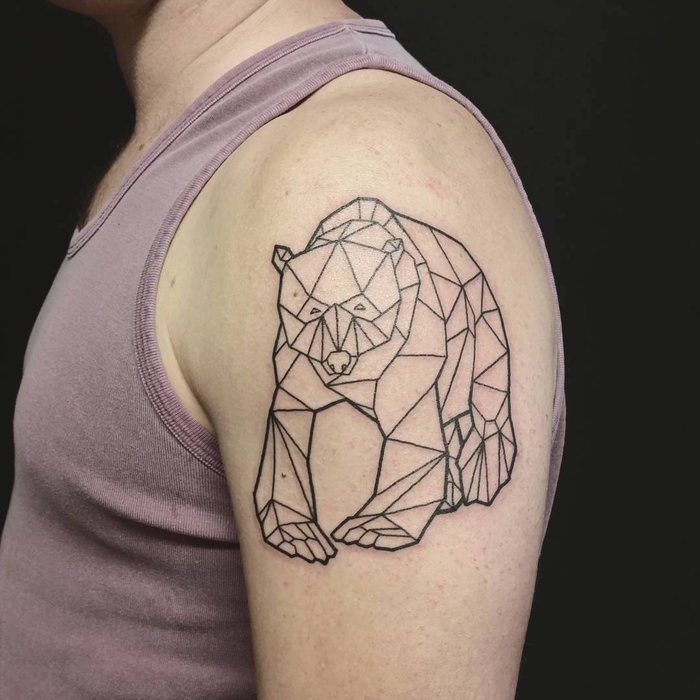 tatuajes geometricos con animales, 60 imagines super originales de tatuajes con figuras geométricas 