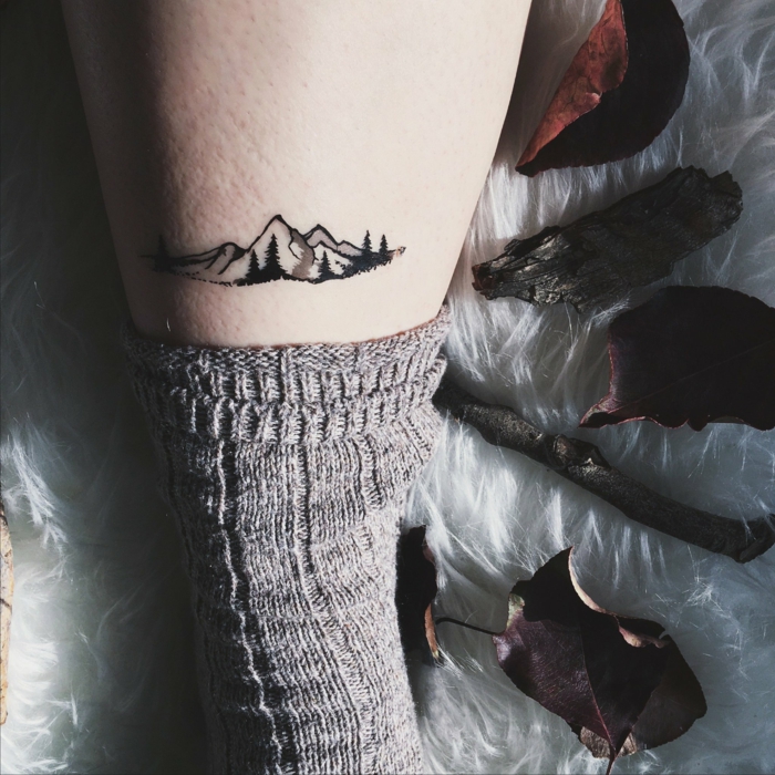 propuestas de tatuajes falsos para los amantes de la naturaleza, bonitos diseños de tattoos