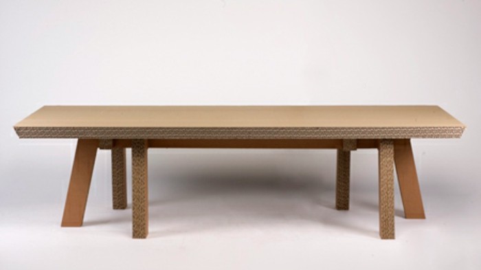 ideas de mesa de carton fáciles de hacer, mesa baha hecha con cartón, los mejores proyectos DIY 