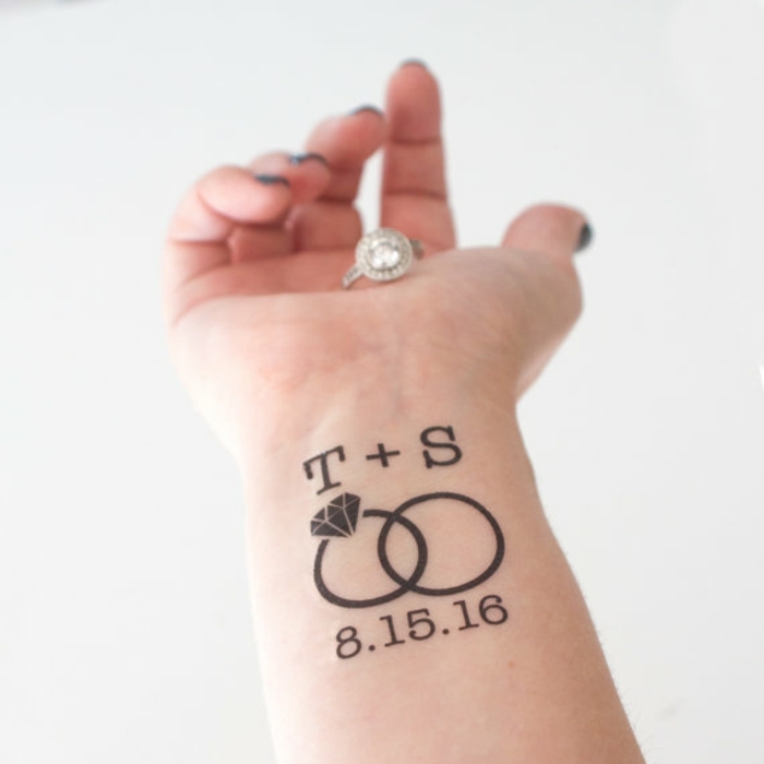 ideas de tatuajes personalizados para parejas, cómo puedes hacer un tatuaje temporal casero 