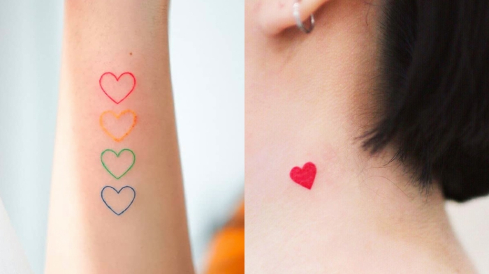 ▷ 1001 + ideas de diseños de tatuajes de corazones