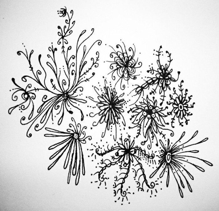 interesantes propuestas de dibujos a lapiz con motivos florales, dibujos a lapiz faciles y hermosos