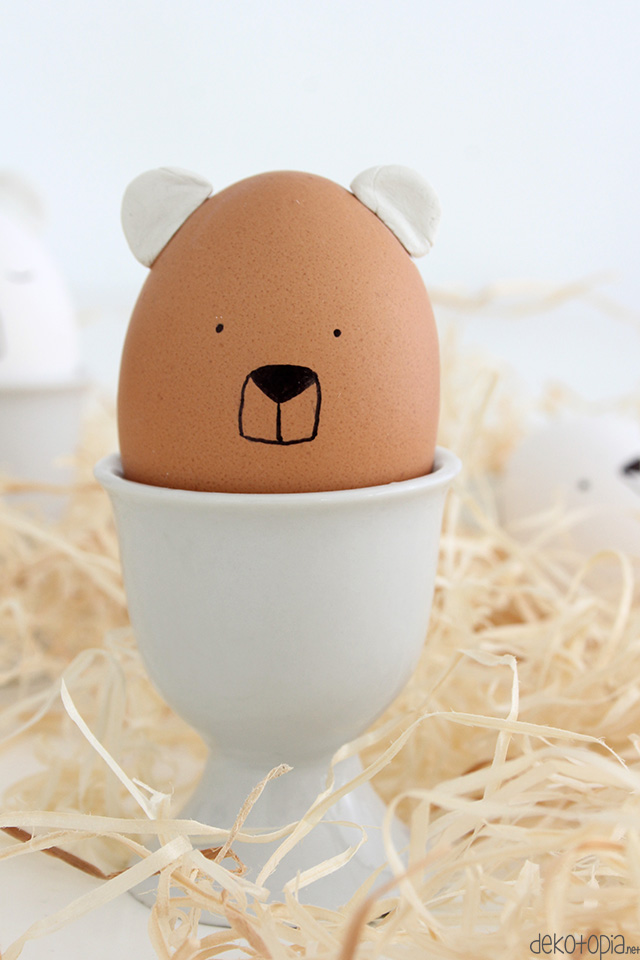 manualidades para niños y adultos, como decorar huevos de pascua, decoración casera super original 