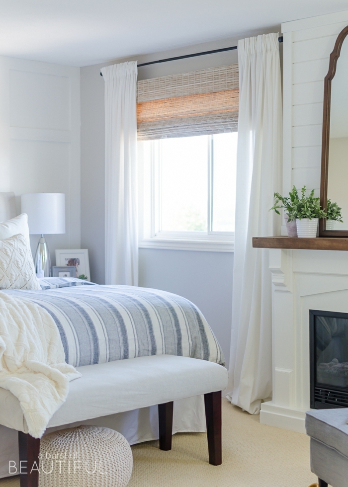 preciosa decoración habitación en blanco, habitaciones modernas decoradas con mucho encanto 