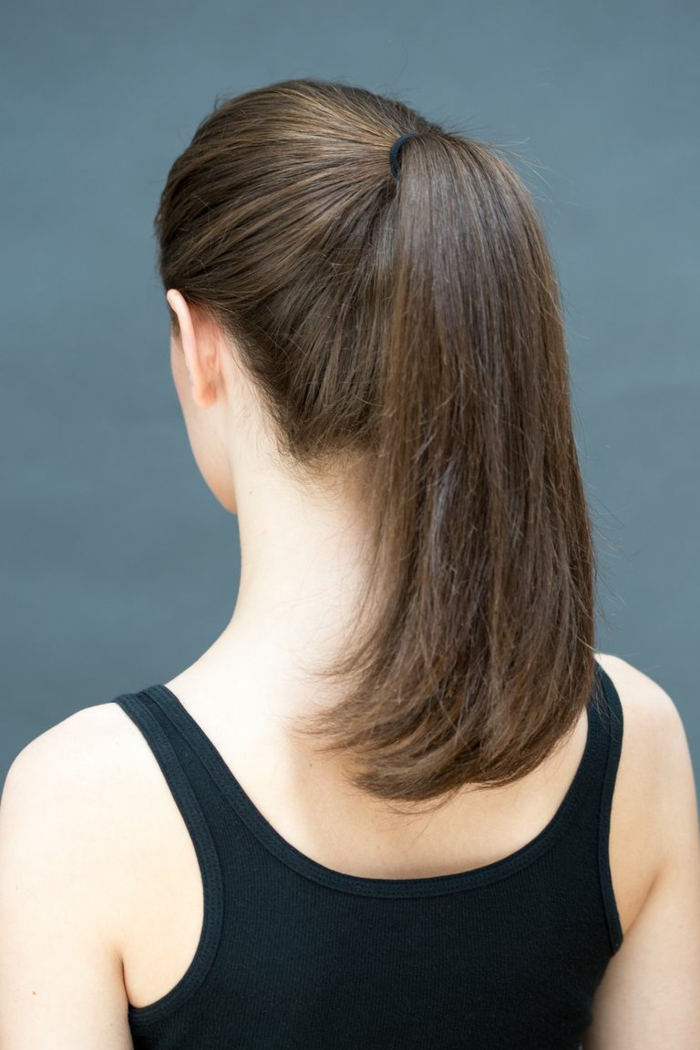 como hacer peinados faciles pelo largo paso a paso, tutoriales de recogidos sencillos y originales 