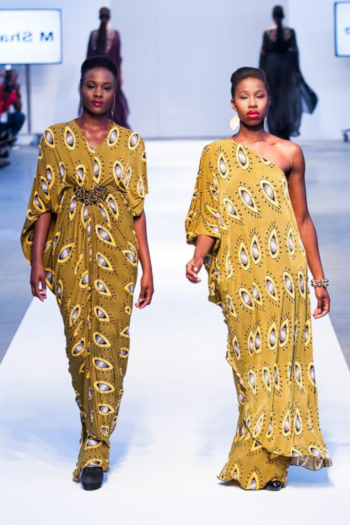 preciosos vestidos africanos mujer, largos vestidos africanos con estampados bonitos 