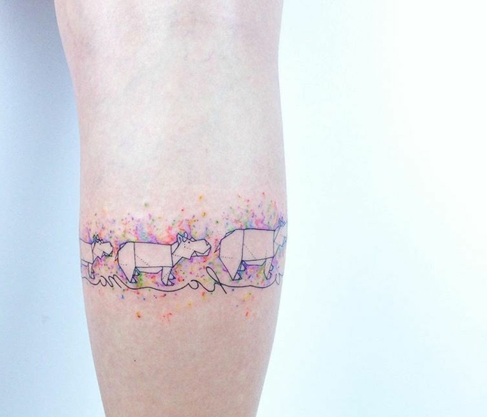 tatuajes minimalistas para hombres y mujeres, diseños de tatuajes acuarela minimalistas 