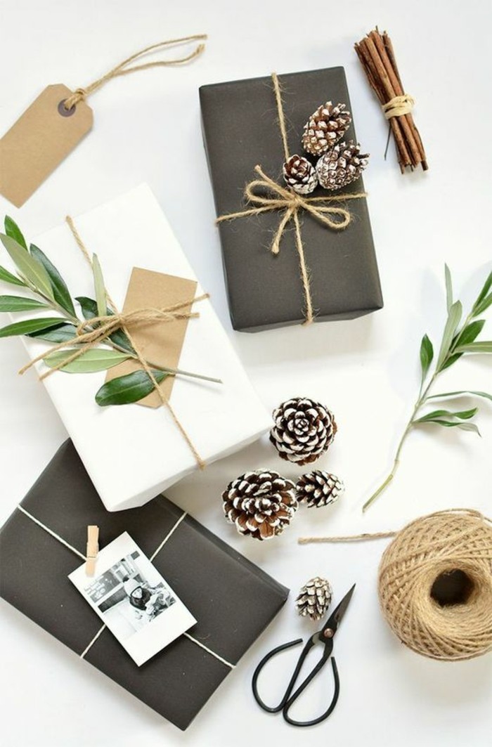 creativas ideas de embalaje DIY para Navidad, ideas para regalar en navidad bonitas y fáciles de hacer 