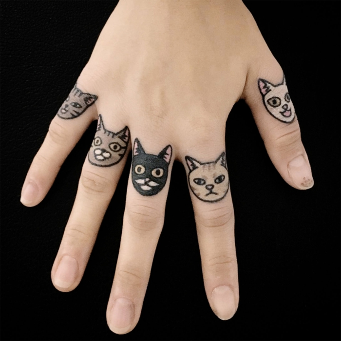 bonitos diseños de tatuajes en los dedos, más de 100 originales diseños, tatuajes pequeños mujer 