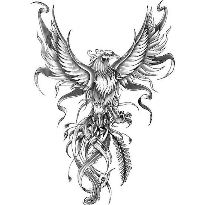 ejemplos bonitos dibujos para tatuajes con motivos con fuerte significado, dibujo tatuaje aguila, diseños de tattoos originales 