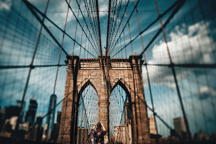 las mejores fotos de la ciudad de Nueva York para el fondo de tu pantalla, imagen puente de Brooklin, originales fotos 