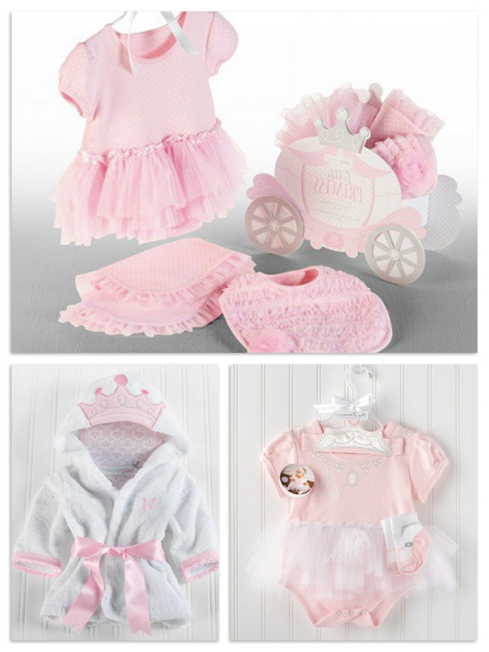 regalos para pequeñas princesas, vestidos bonitos en rosado y blanco, regalos para bebes recien nacidos, regalo bebé niña 