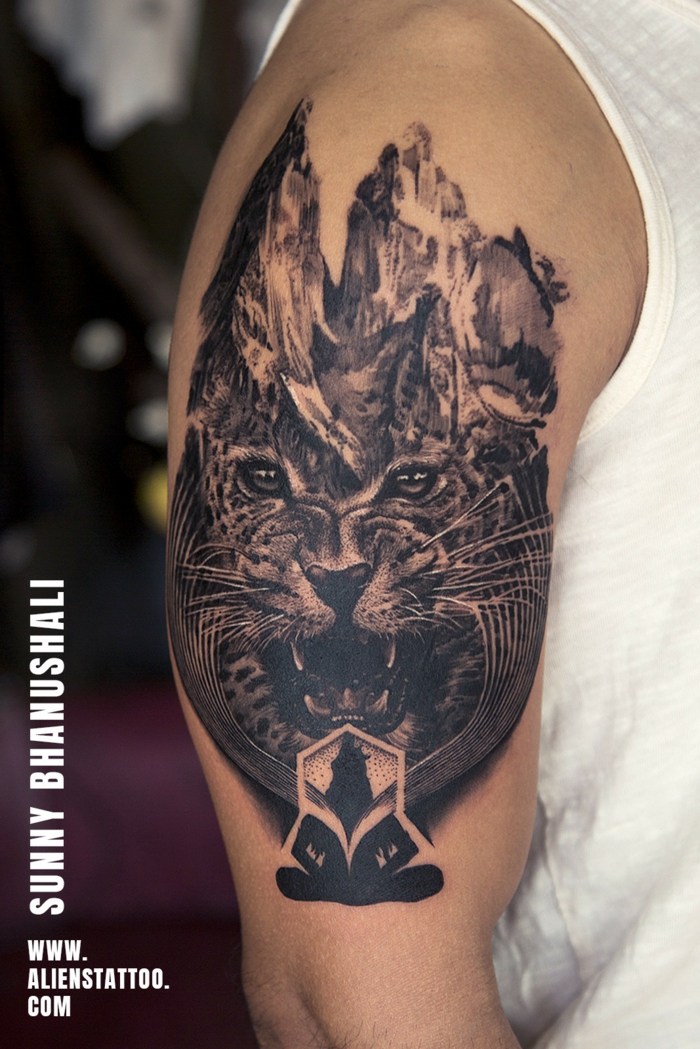 brazo entero tatuado, tatuajes que signifiquen fuerza, tatuaje tigre hombres, imagines de tatuajes para hombres en el brazo