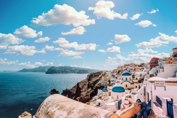 109 descargables imagines de fondos de pantalla chulos, paisajes de naturaleza super bonitos, foto de Santorini en Grecia 