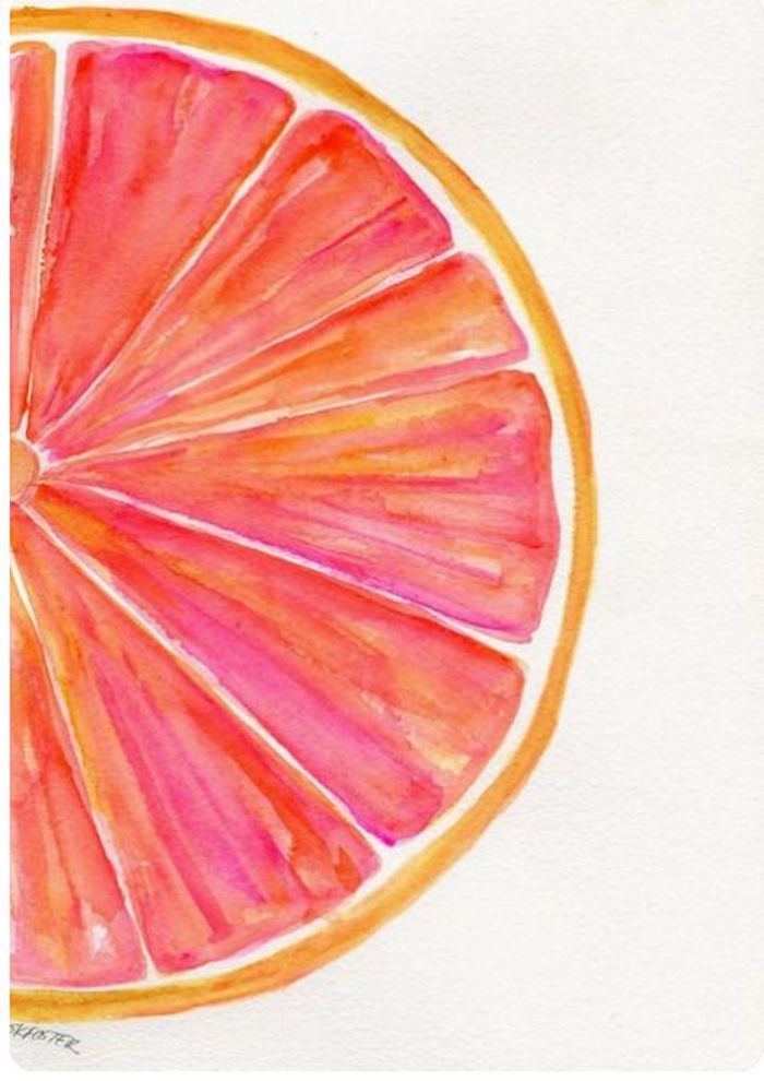 dibujos faciles y bonitos de frutas y flores, fotos de dibujos en acuarela en colores vibrantes que enamoran, descargar dibujos gratis